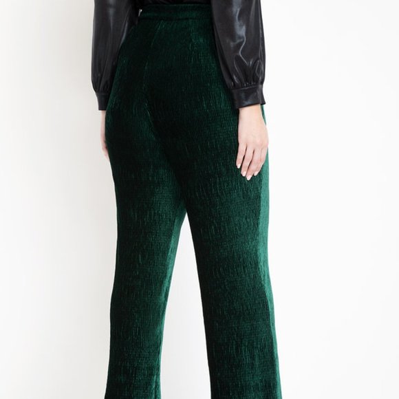 Eloquii Velvet Textured Pant - Picture 3 of 4